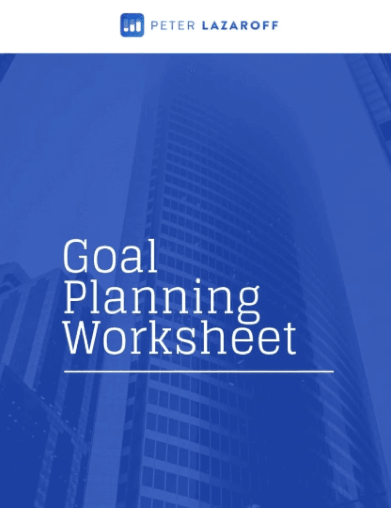 Goal Planning Worksheet cover